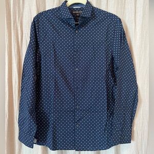 NWOT Michael Kors Men’s Patterned Button Down Shirt